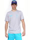 Body Action Bărbați T-shirt Sportiv cu Mânecă Scurtă Light Melange Grey