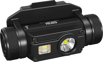 NiteCore Wiederaufladbar Stirnlampe LED Wasserdicht IPX8 Doppelte Funktion mit maximaler Helligkeit 1000lm HC65M