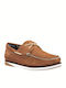 Atlantis Break Suede Ανδρικά Boat Shoes σε Καφέ Χρώμα