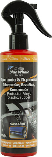 Cartech Blue Whale Protection & Care for Plastics/Vinyls/Rubber Protective Spray for Car Dashboard 250ml