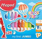 Maped Color'Peps My First Jumbo Lavabili Markere de desen Groși Set 24 Culori