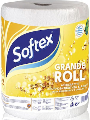 Softex Χαρτί Κουζίνας Grande Roll Ρολό 2 Φύλλων 350gr