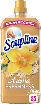 Soupline Condensed Fabric Softener Aroma Freshness Βανίλια & Μανταρίνι 82 Measuring Cups