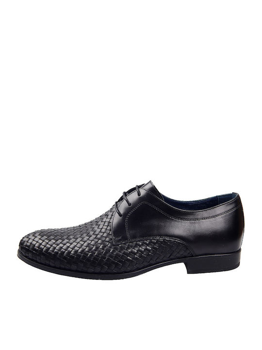 Damiani Men's Leather Dress Shoes Black