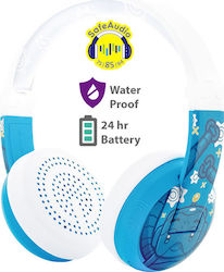 BuddyPhones Wave Bluetooth / 3.5mm Λευκά / Μπλε BuddyPhones Wave Bluetooth / 3.5mm Λευκά / Μπλε