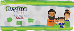 Toilet Paper Regina Green 10 Rolls 3-Ply