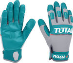 Total Gloves for Work Green Polyurethane Engineering