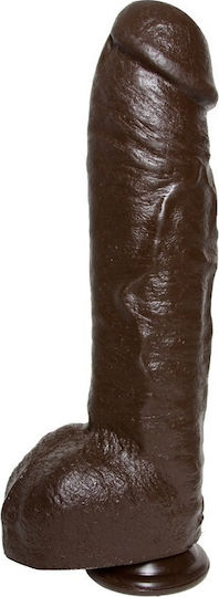 Doc Johnson Signature Cocks BAM with Removable Vac-U-Lock Ρεαλιστικό Dildo με Βεντούζα Καφέ 33cm
