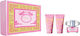 Versace Bright Crystal Γυναικείο Σετ με Body Lotion 3τμχ