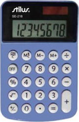 Stilus SE-218 Calculator Pocket 8 Digits in Light Blue Color