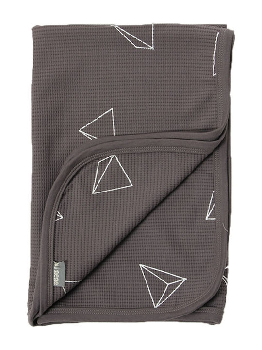 Minene Κουβέρτα Αγκαλιάς & Λίκνου Triangles 75x100εκ.