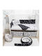 Minene Decke Wickeltücher für Kinderzimmer Bear Baumwolle Gray 85x115cm