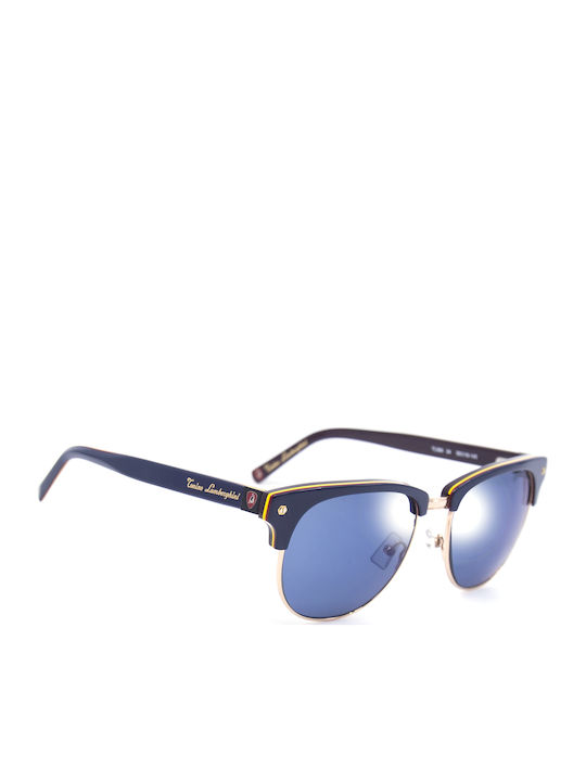 Tonino Lamborghini Sunglasses with Navy Blue Frame TL566 54