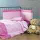 Zouzounia Butterfly Crib Bumpers Classic Inside Pink 40x200cm