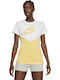 Nike Heritage Women's Athletic T-shirt Yellow