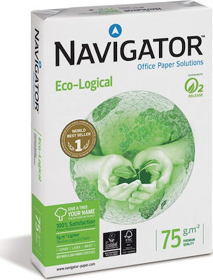 Navigator Eco-Logical Χαρτί Εκτύπωσης A4 75gr/m² 500 φύλλα