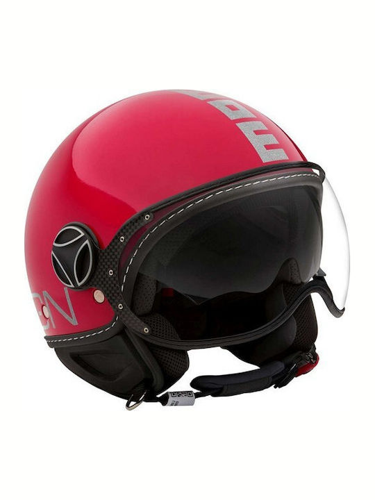 MomoDesign FGTR Evo Magenta Gloss-Glitter Motorradhelm Jet 1200gr 1001003047