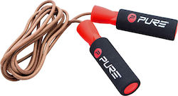 Pure2Improve Leather Jump Rope Brown 2.75m