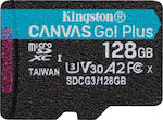 Kingston Canvas Go! Plus microSDXC 128GB Klasse 10 U3 V30 A2 UHS-I