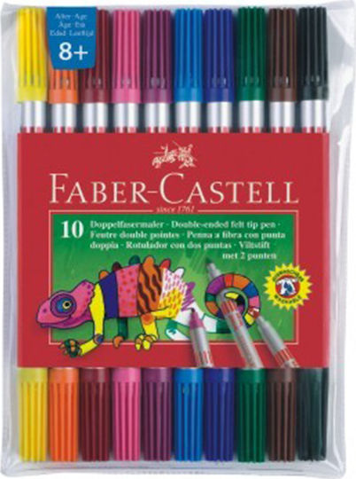 Faber-Castell 15111 Lavabili Markere de Desen Set 10buc