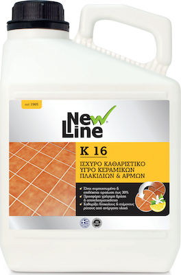 New Line Κ-16 Καθαριστικό Δαπέδων Κατάλληλο για Αρμούς & Πλακάκια 3lt 90313