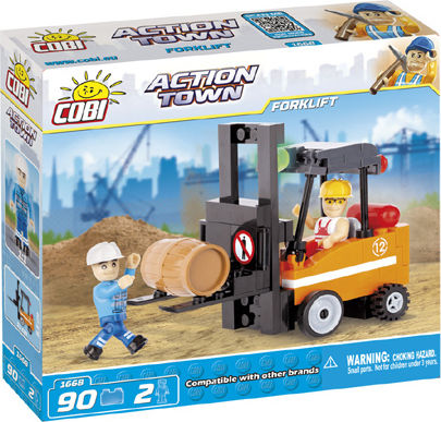 Cobi Blocks Forklift v2 for 5+ Years 90pcs