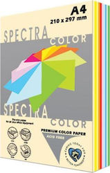 Spectra Color Χαρτί Εκτύπωσης A4 80gr/m² 250 φύλλα Πολύχρωμο