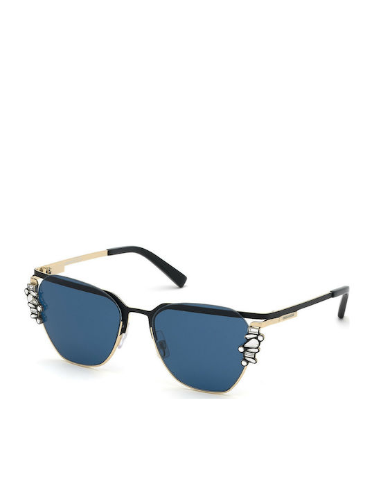 Dsquared2 Estelle Women's Sunglasses with Gold Metal Frame DQ0300 02V