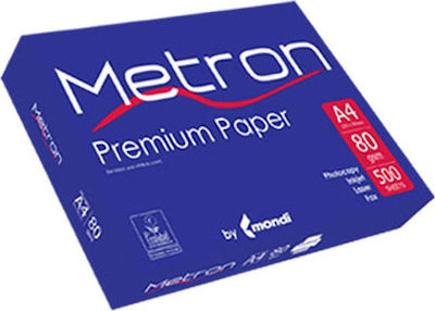 Metron Premium Paper 80gr/m² A4 500 φύλλα