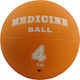 Perk Sports Топка Медицина 4кг в Оранжев Цвят