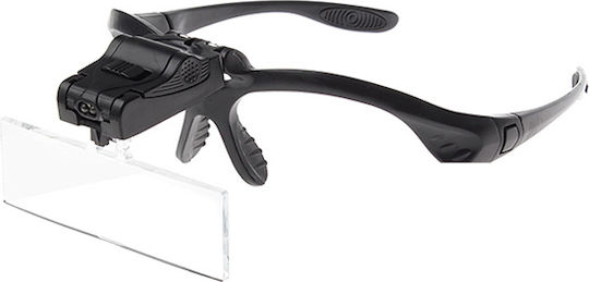 Magnifying Glasses with Transparent Lenses and LED Light