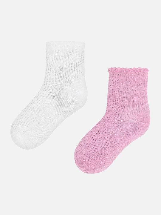 Mayoral Kids' Sock Knee-High Pink 2 Pair