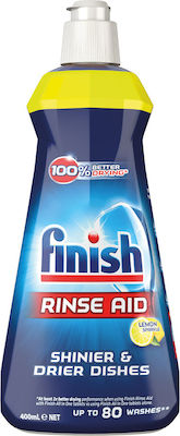 Finish Rinse Aid Brightener Liquid with Lemon Scent 400ml