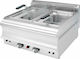 Visvardis Fritteuse Gas Doppel 18kW Kapazität 2x15lt 75x70x32cm Catrine FG 15+15