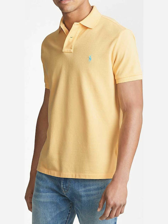 Ralph Lauren Ανδρικό T-shirt Polo Κίτρινο