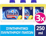 Finish 3248809B Detergent Lichid pentru Mașina de Spălat Vase cu Aromă Lămâie 3x250ml