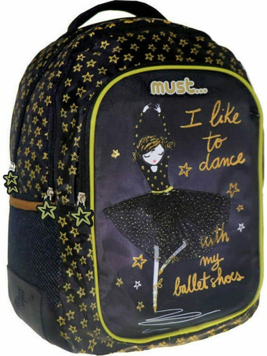 Must Energy Ballerina School Bag Backpack Elementary, Elementary in Black color 25lt