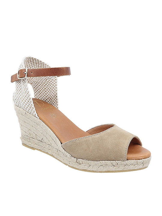 Viguera Damen Espadrilles 1728 Taupe