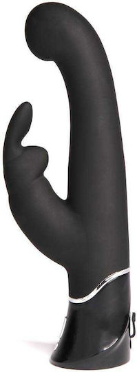 Fifty Shades of Grey Greedy Girl G-Spot Vibrator Rabbit 24cm Black