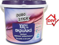 Durostick 100% Acrylic Plastic Acrilyc Paint for Interior and Exterior Use Ceramides 10lt