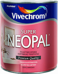 Vivechrom Super Neopal Пластмасов Боя за Вътрешен Употреба Yellow 750мл