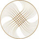 Bizzotto Metallic Wall Ornament Zaira 90x1.8x90cm