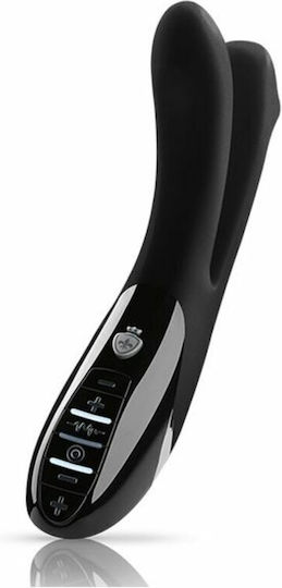 Mystim Tingling Aparte E-Stim Διπλός Δονητής 25cm Μαύρος