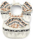 Elodie Details Desert Weaves Bib Fabric with Hoop & Loop Fastener & Pocket Beige for 3 m+