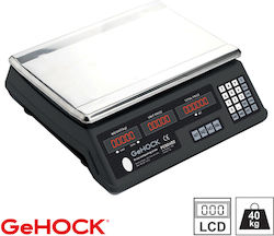 GeHock Професионална Везна Търговия На Дребно 40кг / 2гр GeHock Професионална Везна Търговия На Дребно 40кг / 2гр