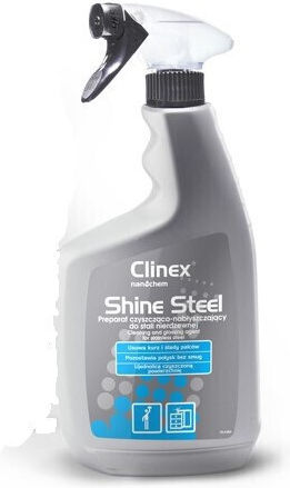 Clinex Shine Steel Spray de Curățare pentru Suprafețe din Inox 1x650ml 77-628