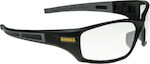 Dewalt Auger Clear Safety Glasses with Transparent Lenses DPG101-1D