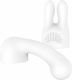 Bodywand G-Sport & Clitoral Σετ με Κεφαλές για Δονητή Λευκές