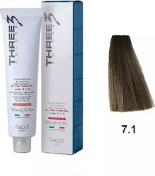 Faipa Three Colore Cream Color Βαφή Μαλλιών 7.1...