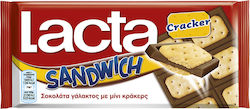 Lacta Sandwich Ciocolată Lapte cu Cracker 87Traduceți în limba 'română' următoarea unitate de specificațiepentru un site de comerț electronic în categoria 'Ciocolată'.Răspundeți doar cu traducerea.gr 1buc